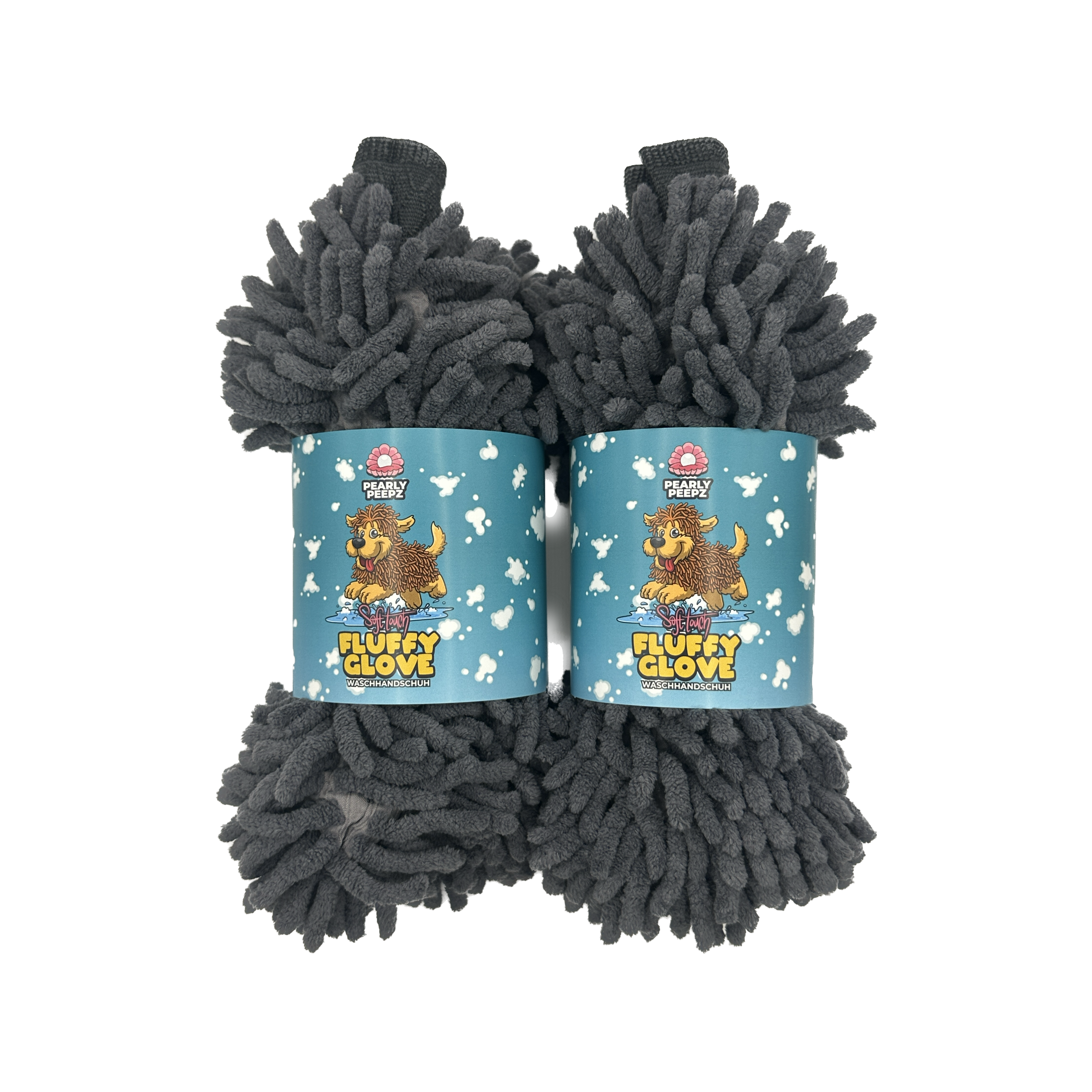 Pearly Peepz Fluffy Glove 2er-Set – Für eine sanfte Außenwäsche - 0